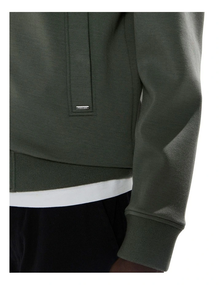 Neo Zip Front Bomber in Agave Green image 3