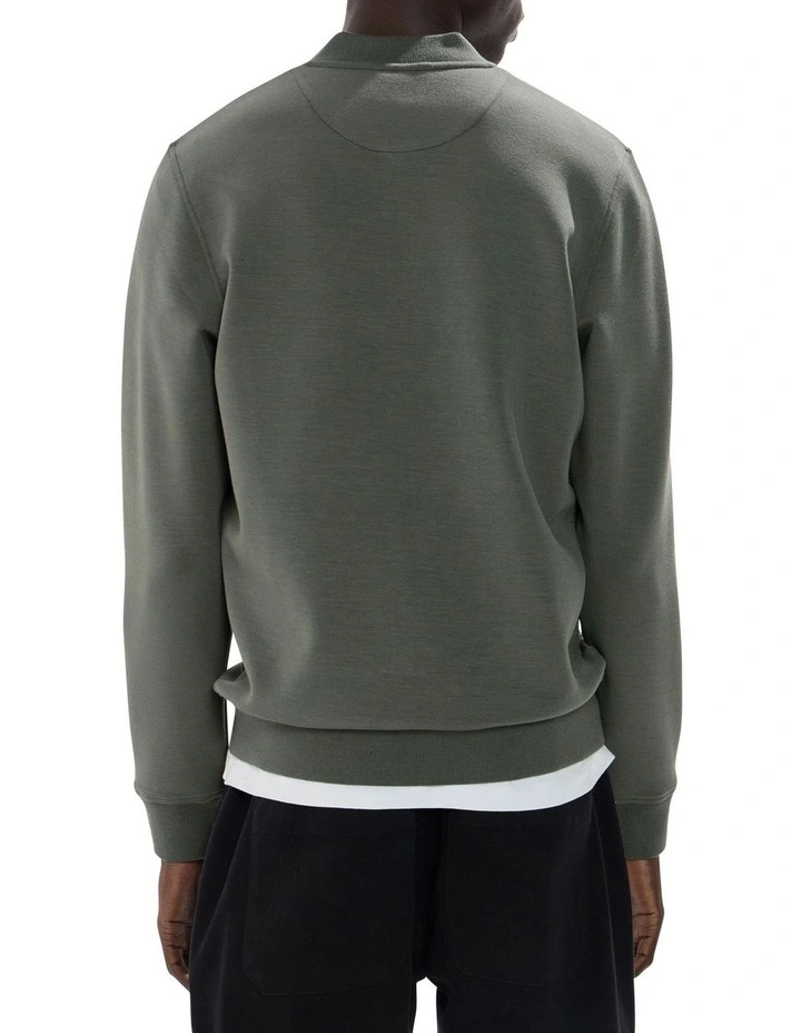 Neo Zip Front Bomber in Agave Green image 4