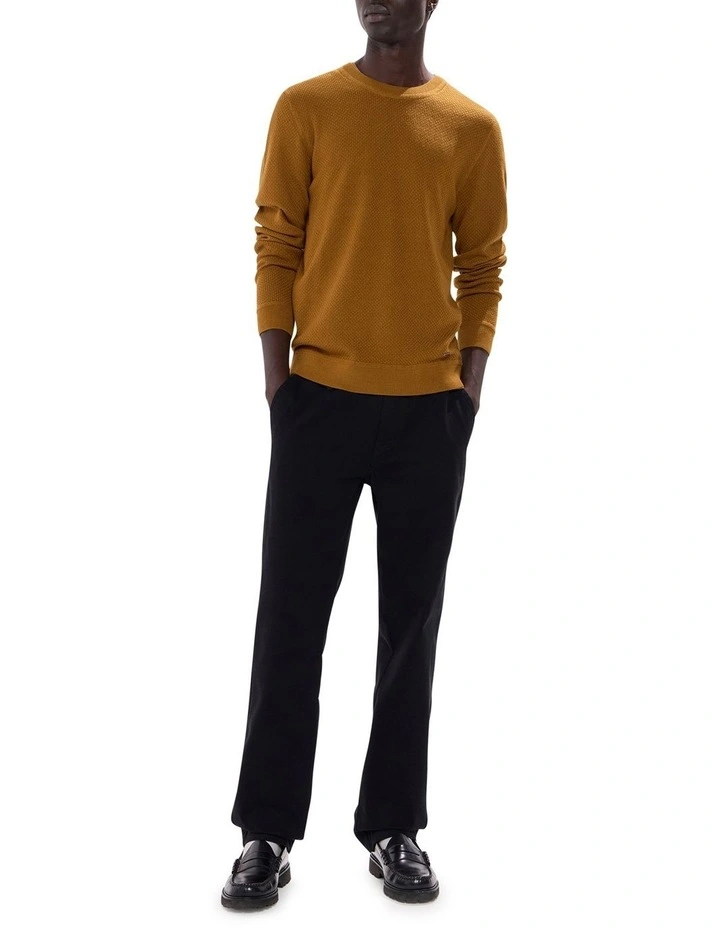 Gordon Textured Merino Knit in Bronze image 2