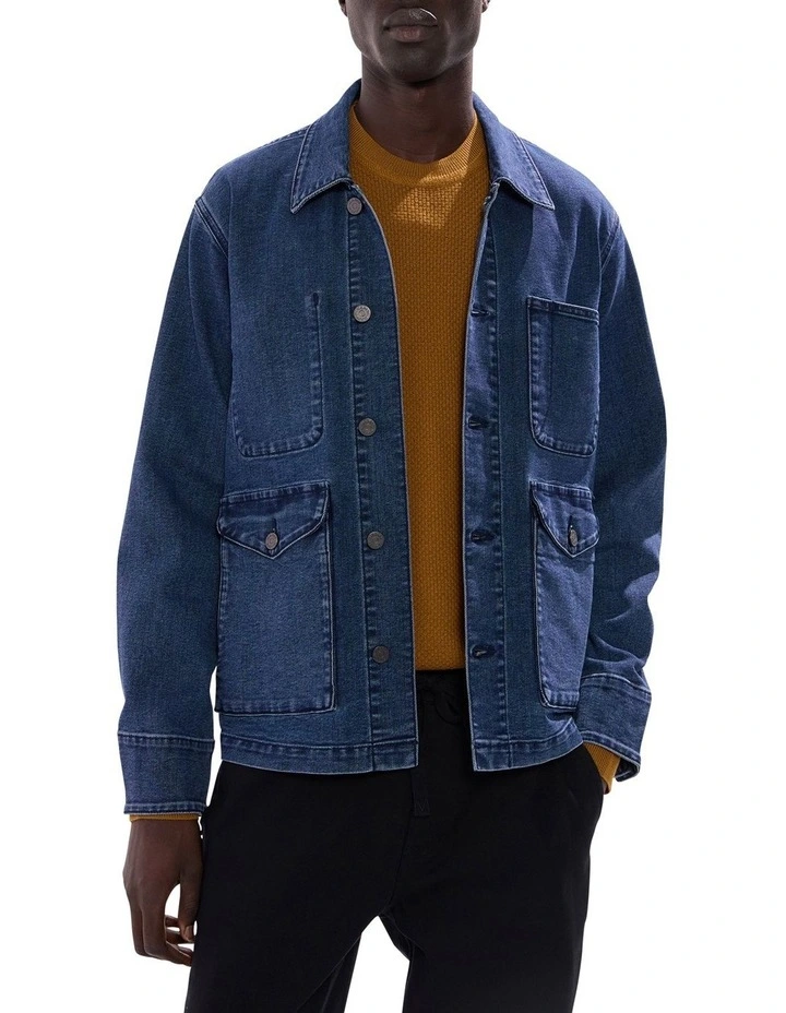 Ryan Denim Jacket in Vintage Wash image 1