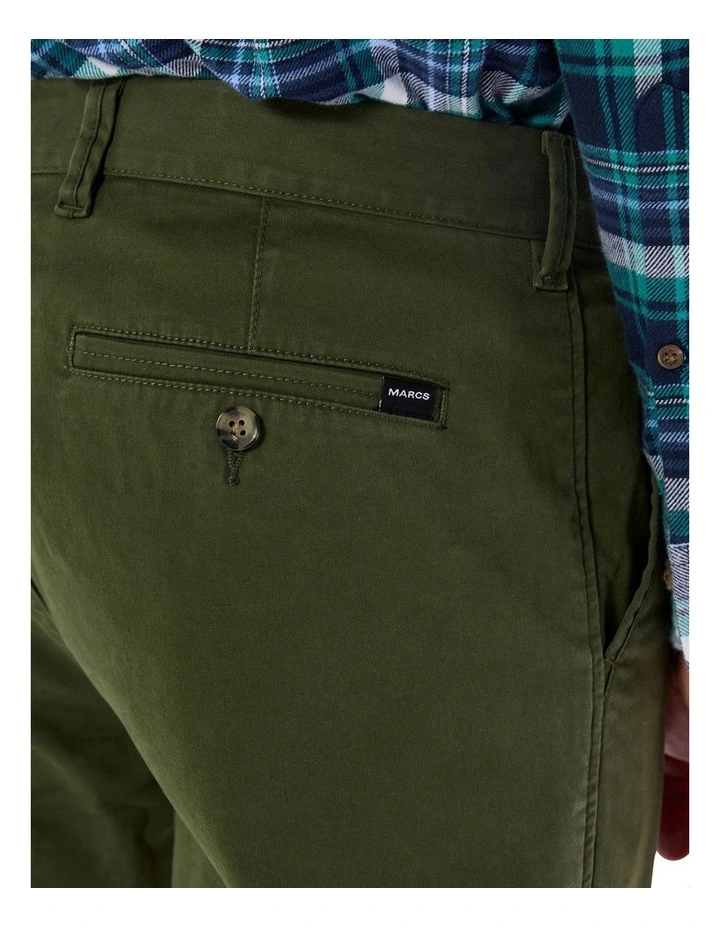 Brayden Slim Fit Chino Pant in Dark Forest image 3