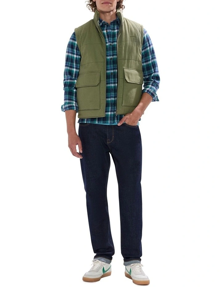 Clayton Check Shirt in Navy Multi image 2