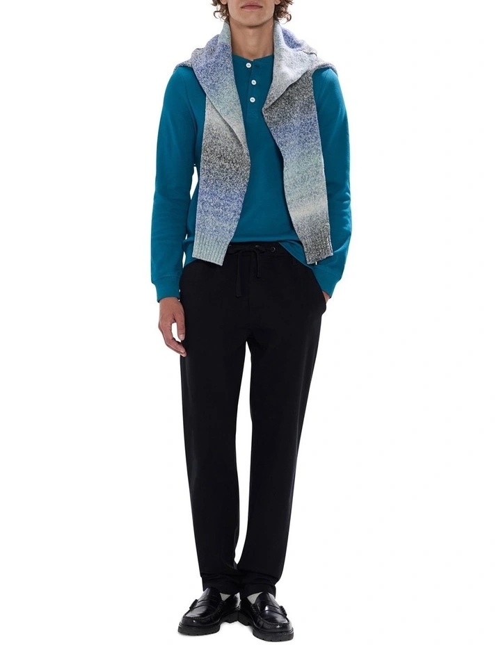 Radar Love Henley Top in Dark Teal image 2