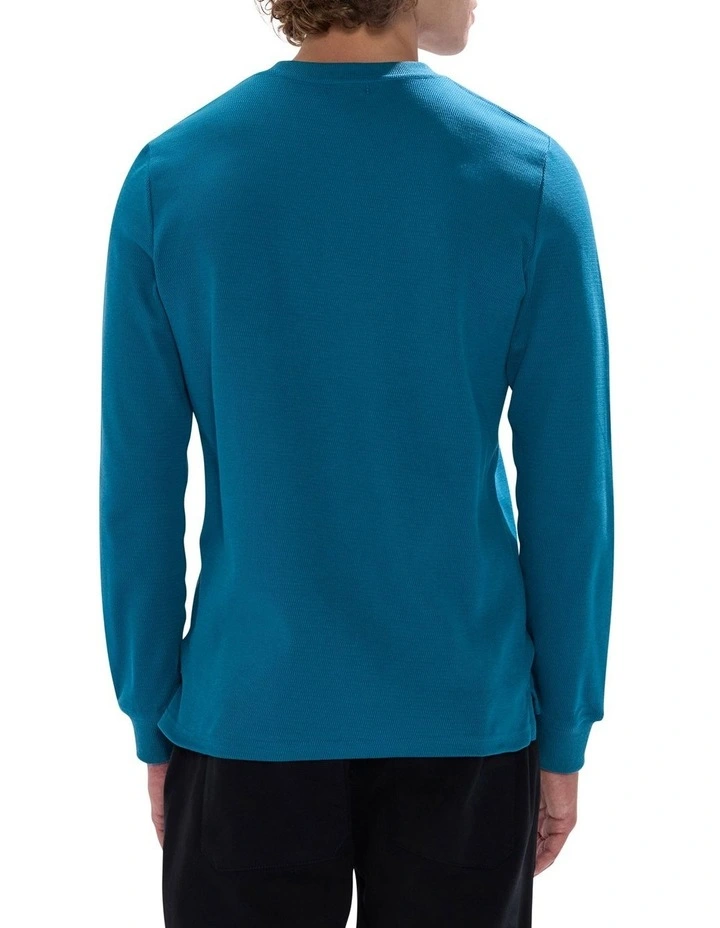 Radar Love Henley Top in Dark Teal image 4