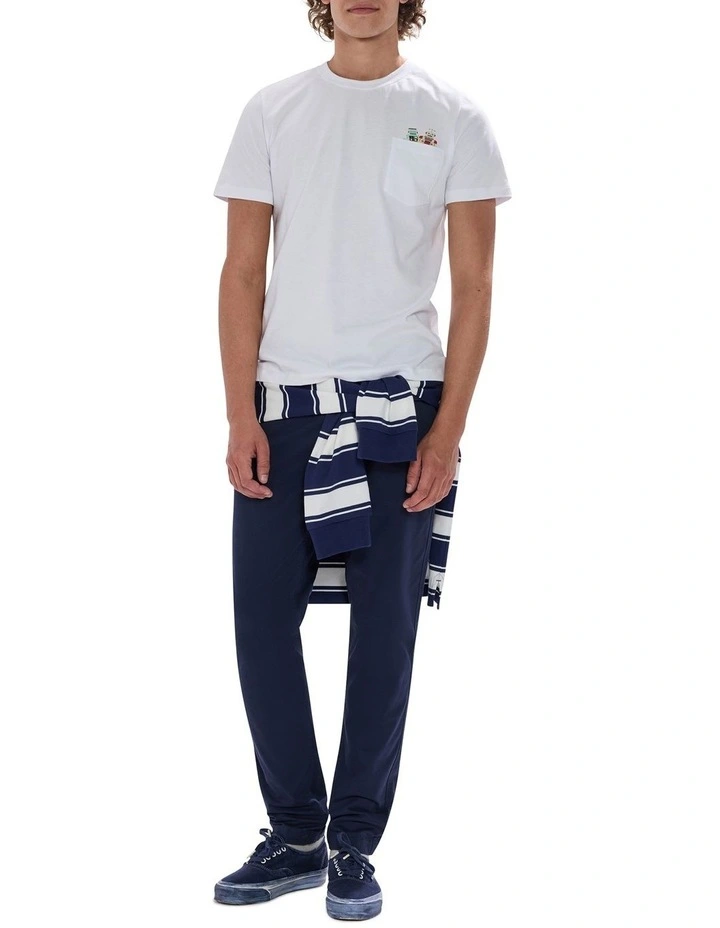 Thinking A-Bot You Tee in White image 2