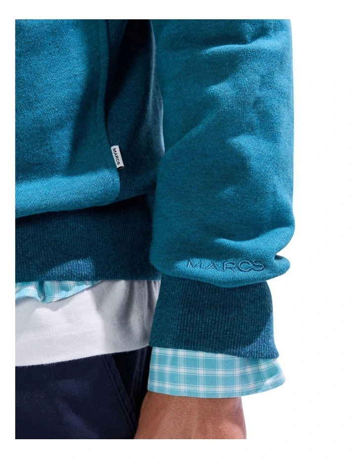 Rebel Heart Hoodie in Dark Teal image 4