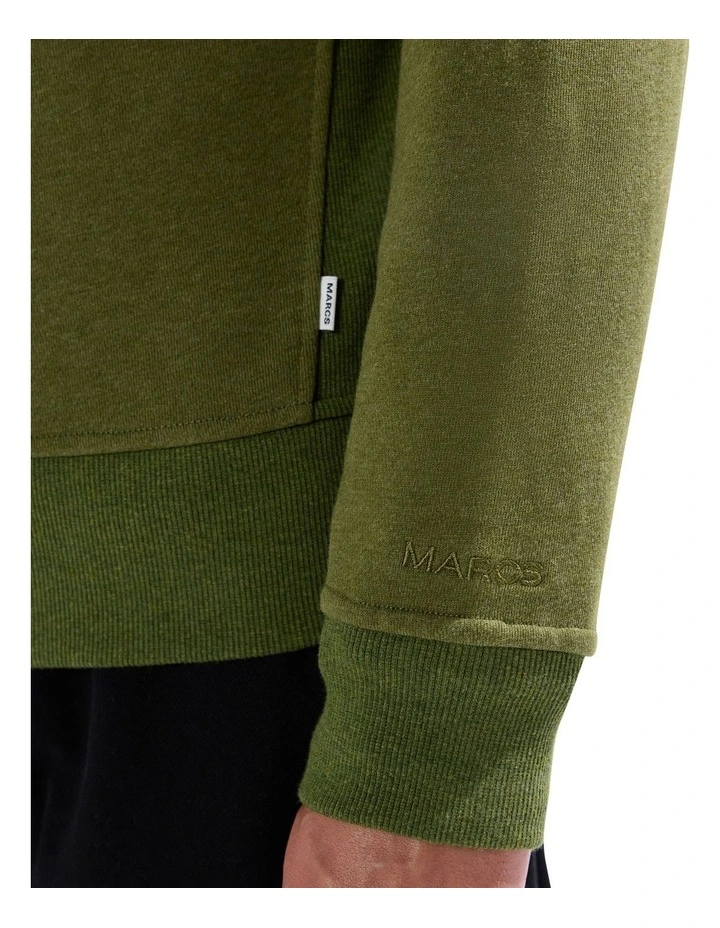 Rebel Heart Hoodie in Dark Moss image 3