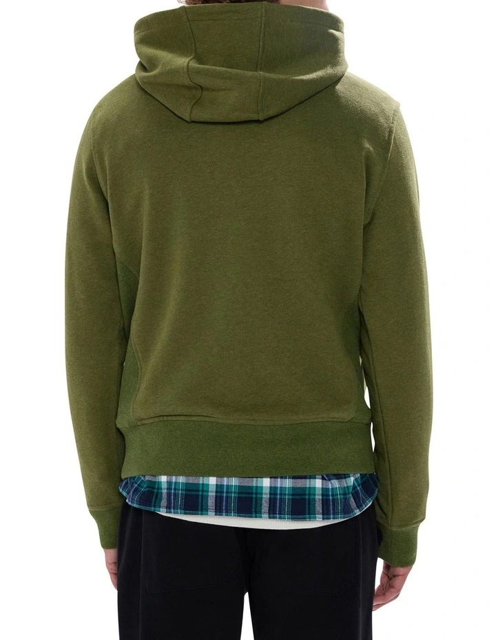 Rebel Heart Hoodie in Dark Moss image 4