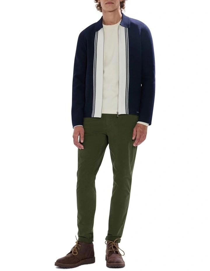 Nagano Knit Jacket in Navy image 2