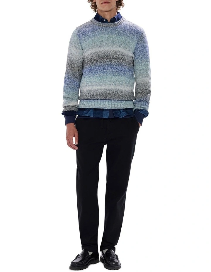 Lucifer Ombre Knit in Blue Multi image 2