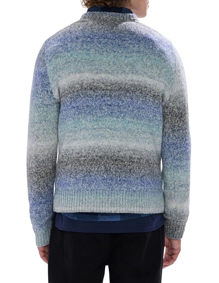 Lucifer Ombre Knit in Blue Multi image 4