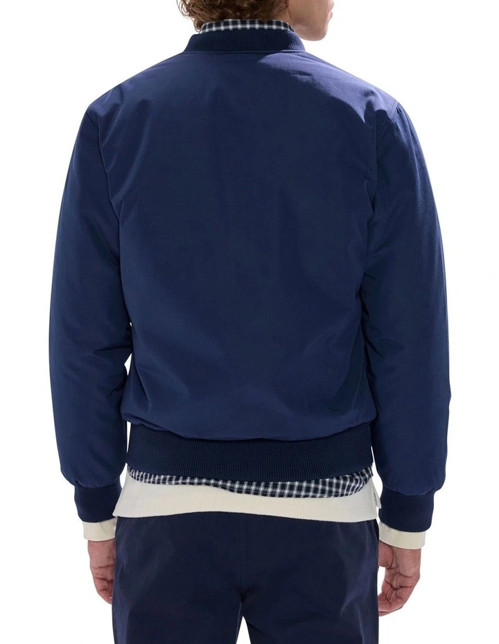 Mingyu Reversible Bomber in Navy/Teal image 5