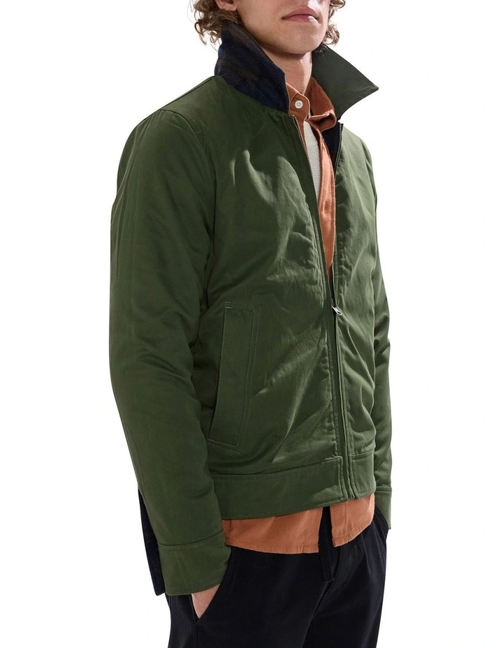 Victor Reversible Check Jacket in Blue image 2