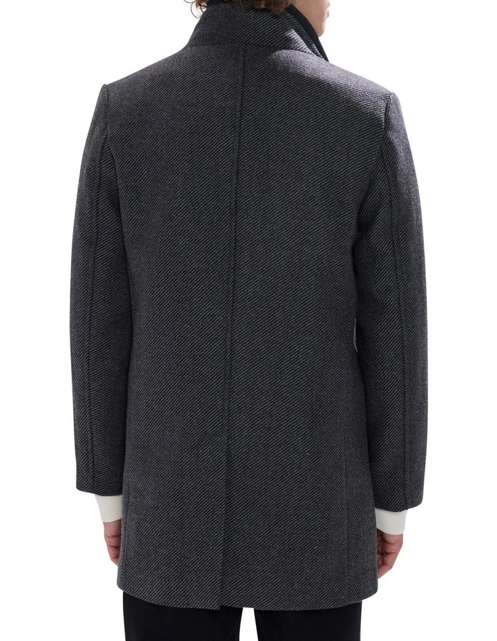 Kurt Wool Blend Coat in Charcoal image 4