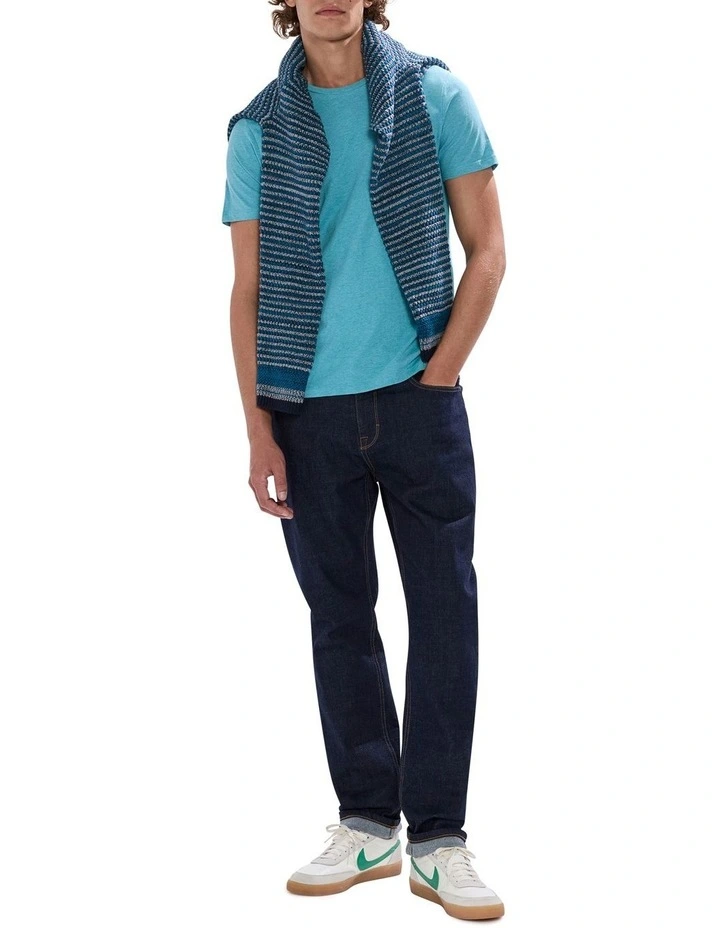 Marle Brando Crew Neck in Teal image 2