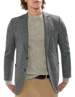 Hiroto Blazer in Charcoal