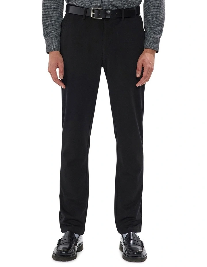 Drew Ponte Chino Pant in Black image 2