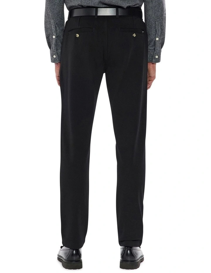 Drew Ponte Chino Pant in Black image 4