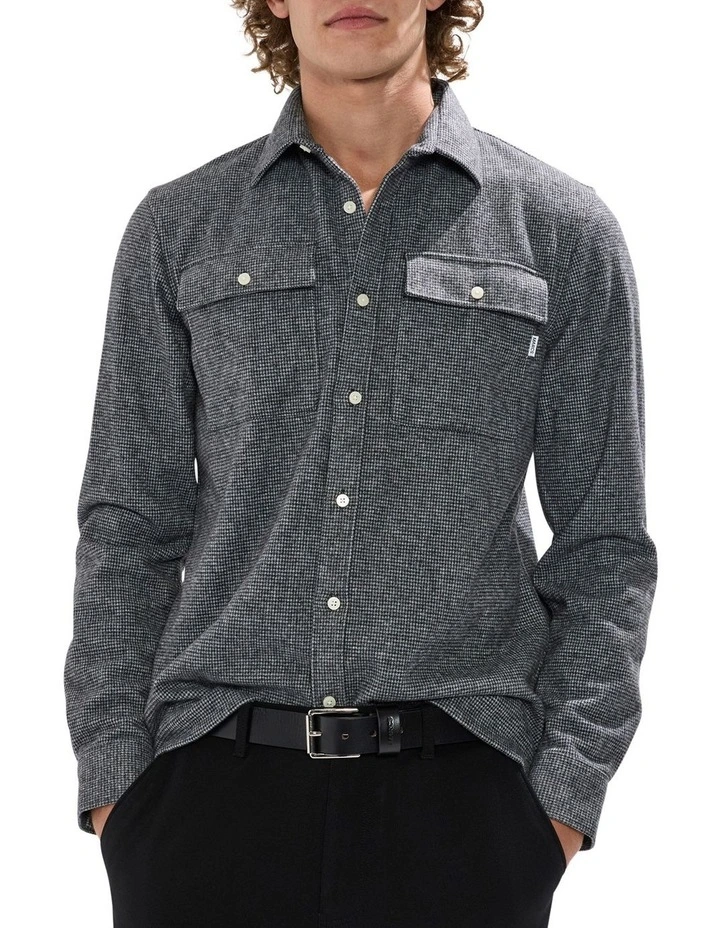 Wright Shirt in Charcoal image 1