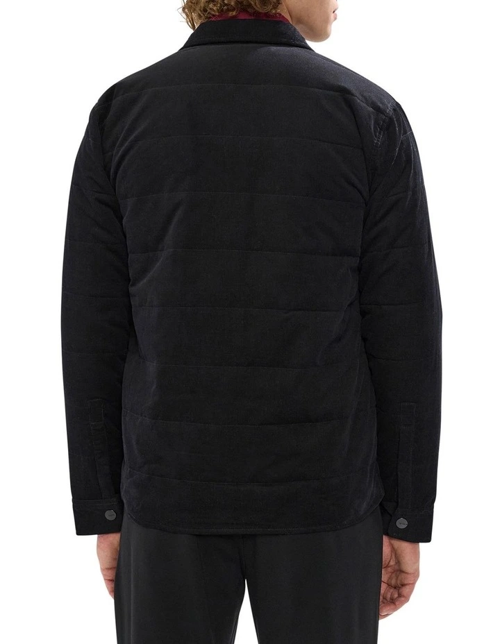 Carlo Quilted Shacket in Black image 4
