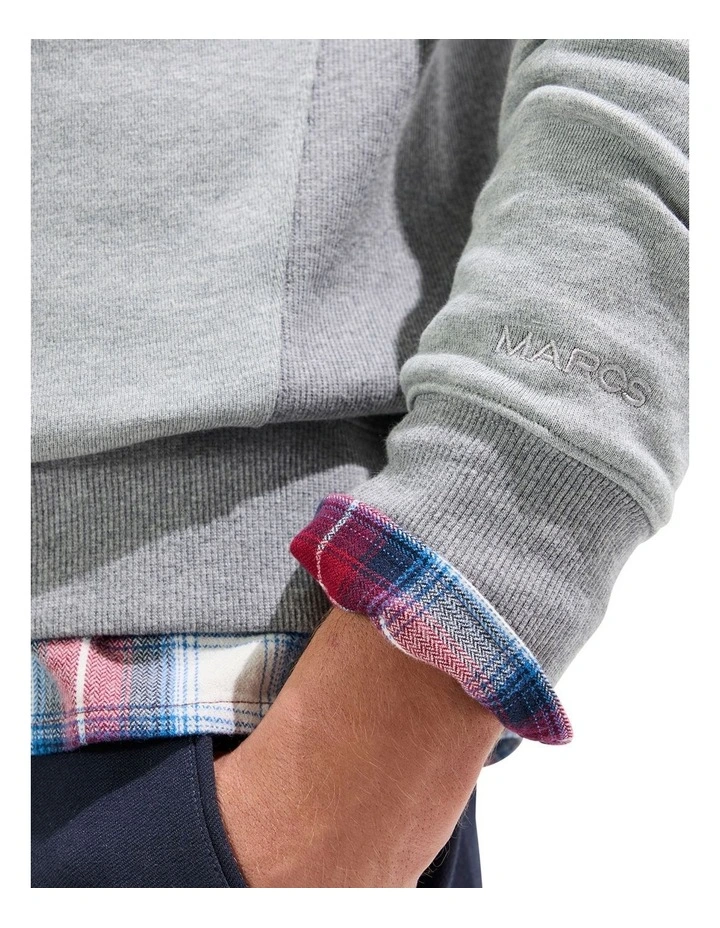 Cotton Sweat in Grey Marle image 3