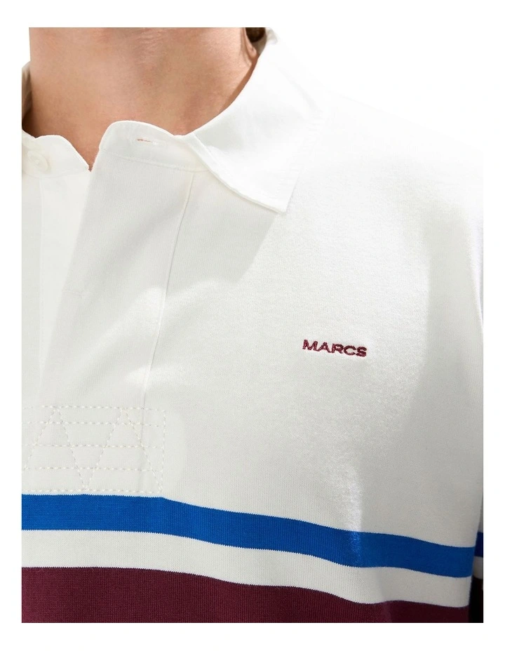 Herbie Brushed Rugby Top in Fig image 3