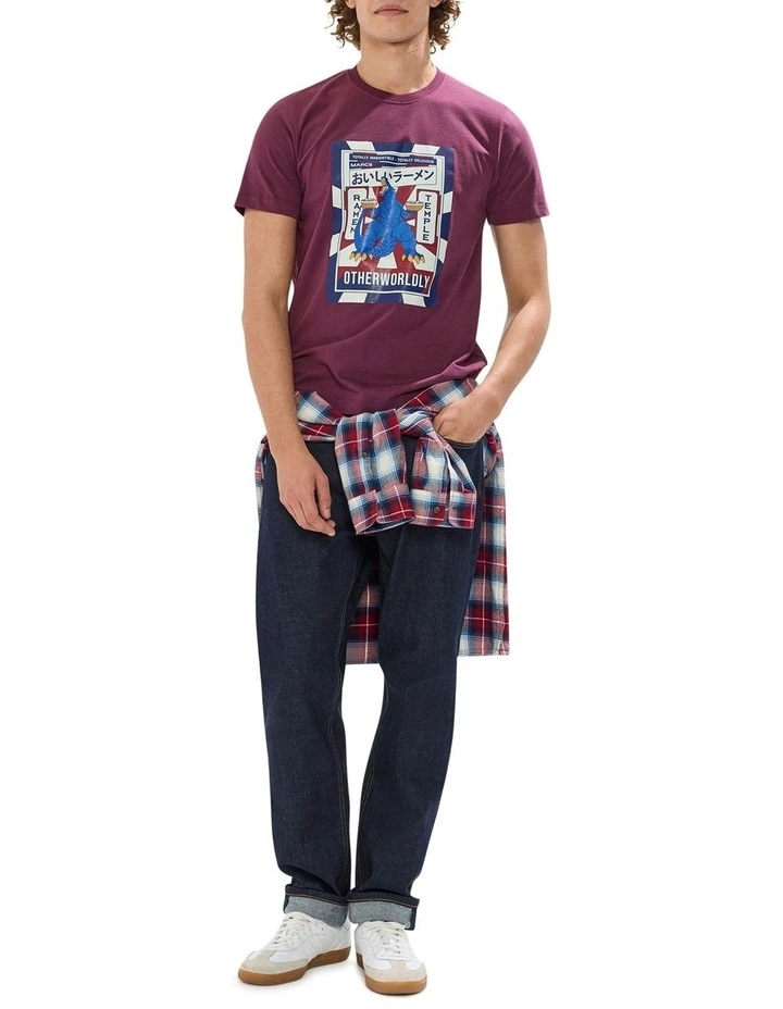 Kaiju Tee in Fig image 2