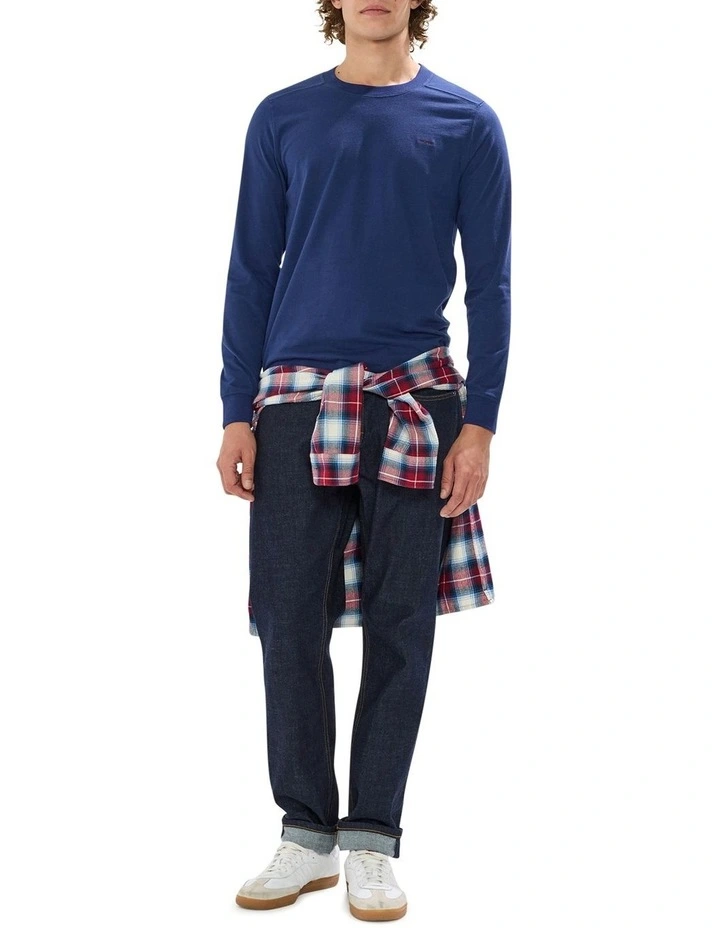 The Karting Line Top in Navy image 2