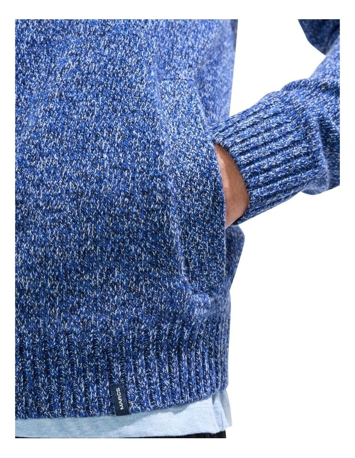 Taniela Zip Through Knit in Azure Blue image 4