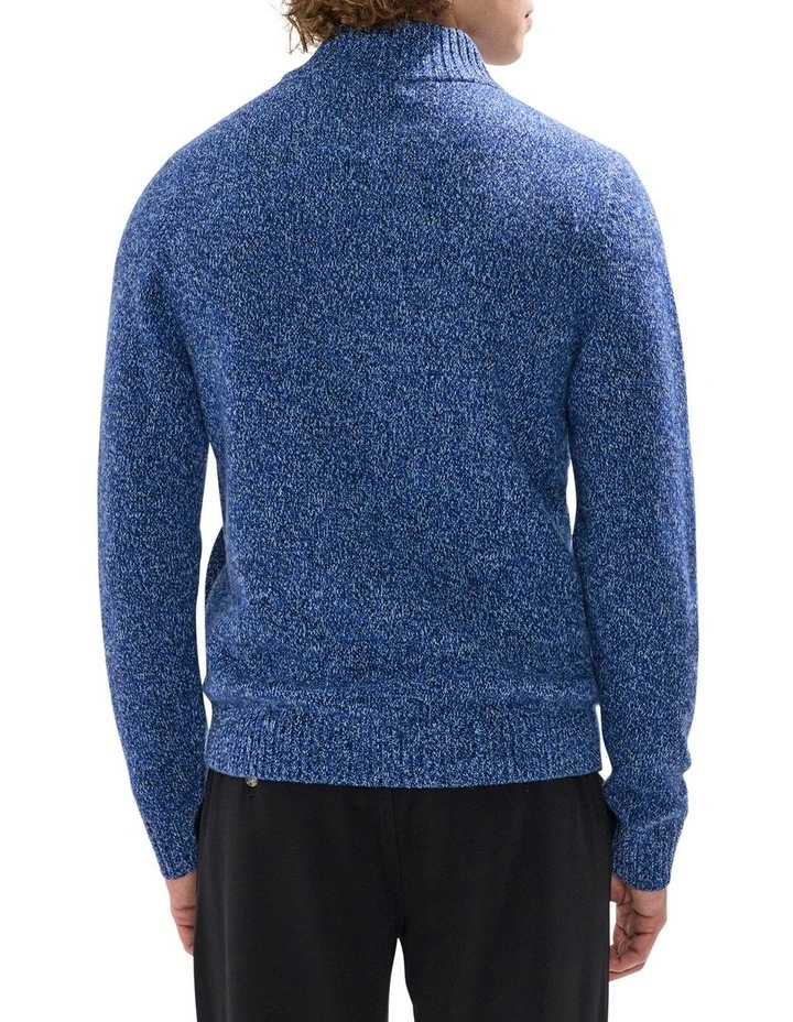 Taniela Zip Through Knit in Azure Blue image 5