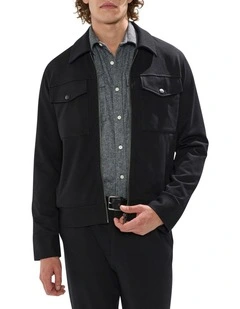 Drew Ponte Jacket in Black