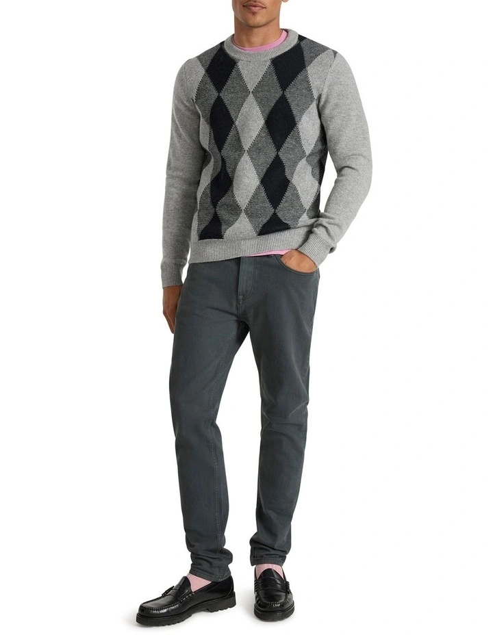 Jordan Slim Leg Jean in Charcoal image 1