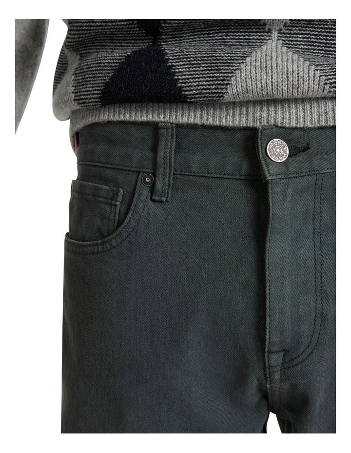 Jordan Slim Leg Jean in Charcoal image 3