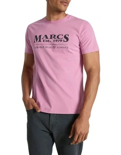 Marcs Tee in Rich Pink
