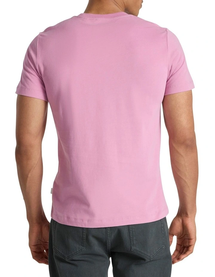 Marcs Tee in Rich Pink image 4