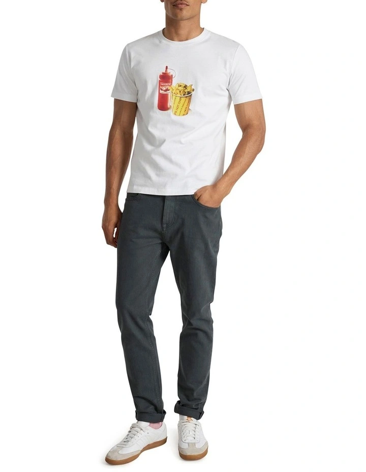 Hot Chip Tee in White image 2