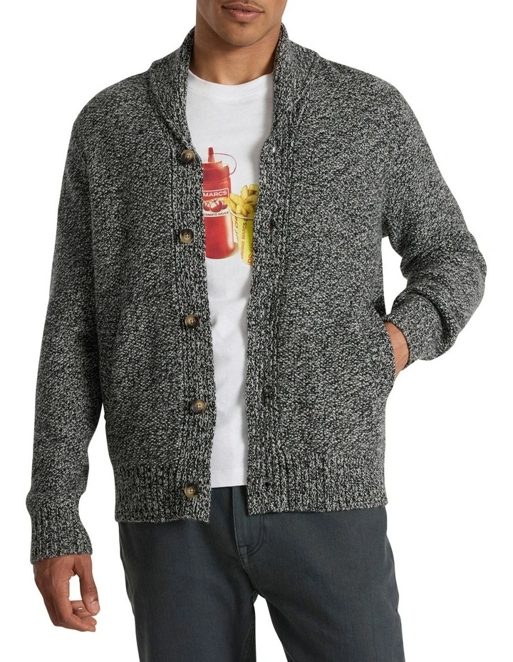 I Want It All Cardigan in Black/White image 1