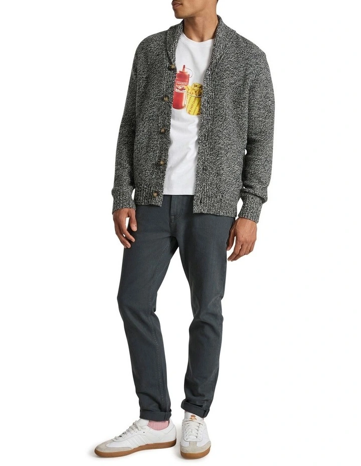 I Want It All Cardigan in Black/White image 2