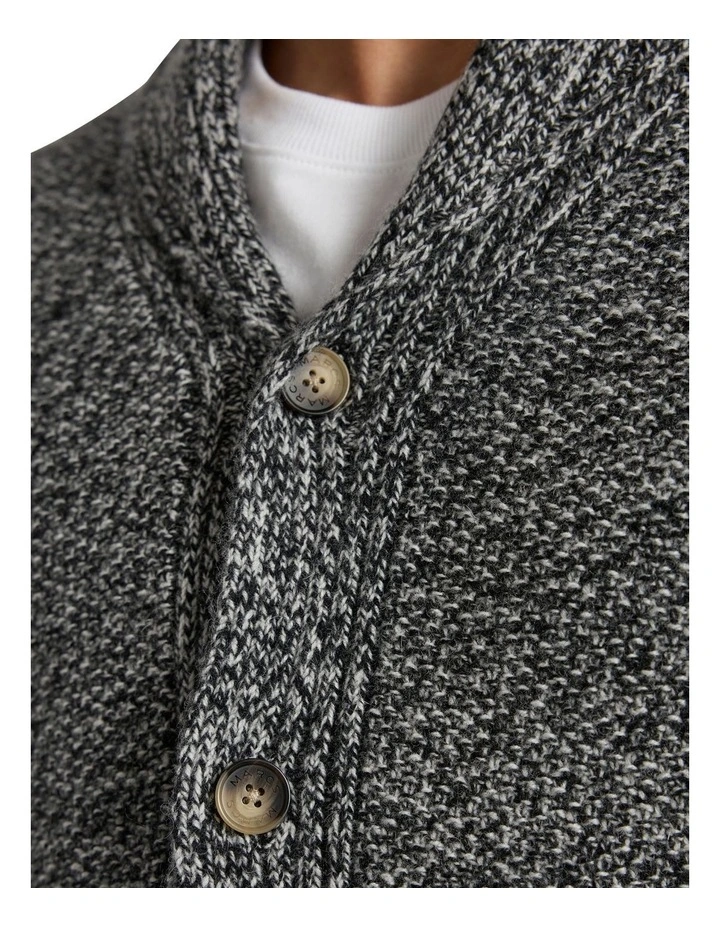 I Want It All Cardigan in Black/White image 3