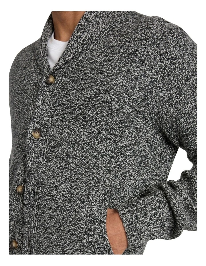 I Want It All Cardigan in Black/White image 4