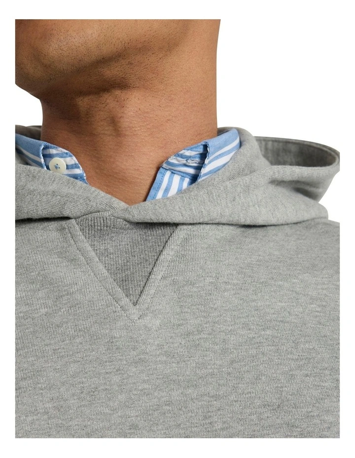 Rebel Heart Hoodie in Grey Marle image 3
