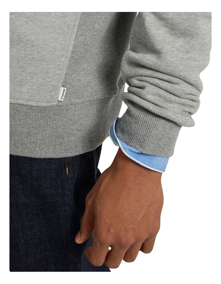 Rebel Heart Hoodie in Grey Marle image 4