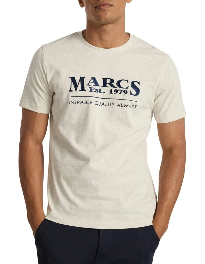 Marcs Tee in Oatmeal image 1