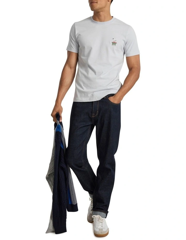 King of the Bin Tee in Grey image 2