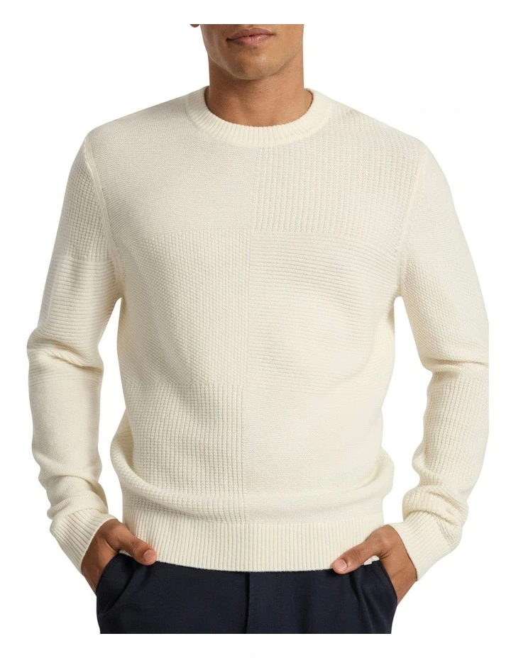 Mirrorball Textured Knit in Birch image 1