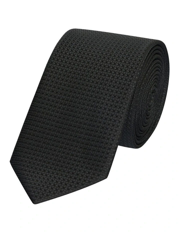 College Textured 6.5Cm Tie image 1