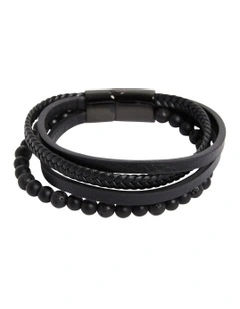 Rope 3 Pack Bracelet in Black