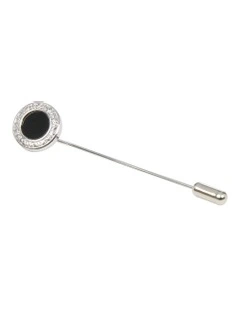 Decorative Lapel Pin in Silver
