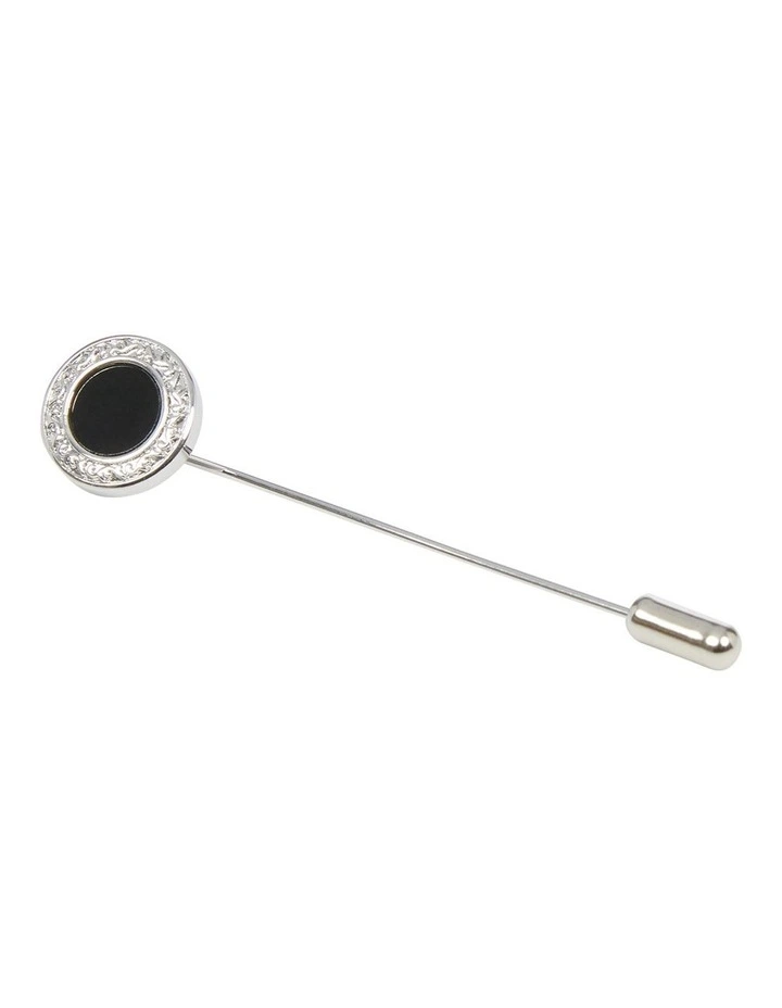 Decorative Lapel Pin in Silver image 1