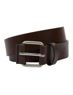 Stellen Leather Belt in Chocolate